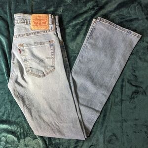 Levi's 527 Boot Cut Denim Blue Jeans Tag 28x32